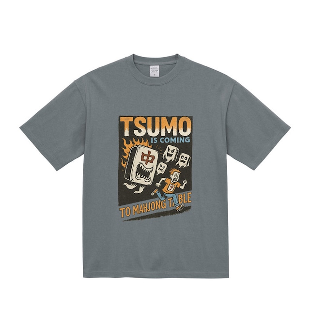TSUMO IS COMING 麻雀Tシャツ