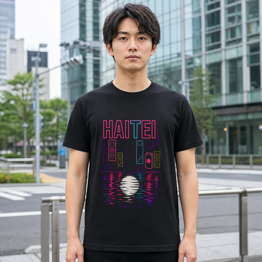 MAHJONG HAITEI 麻雀Tシャツ
