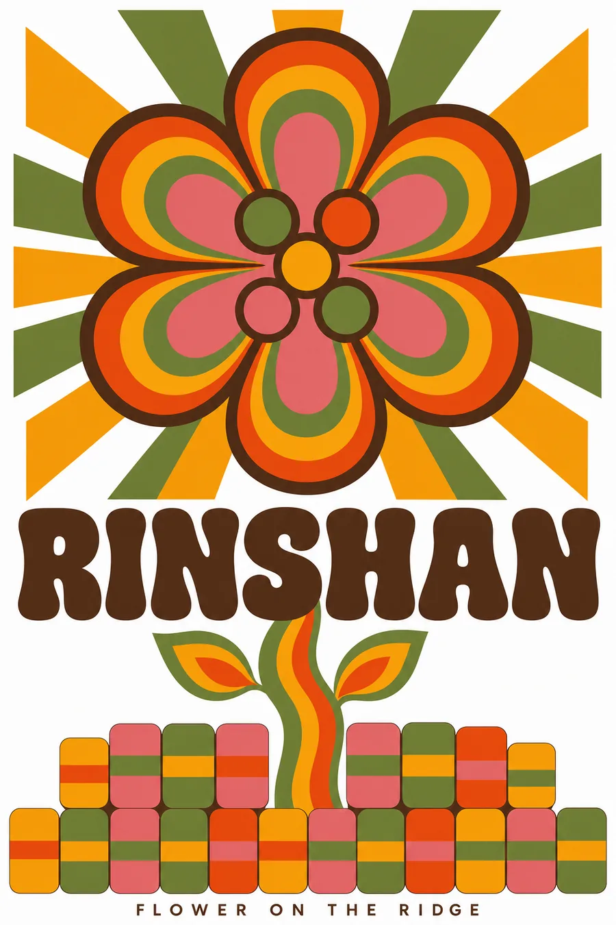 MAHJONG RINSHAN プリントデザイン原画