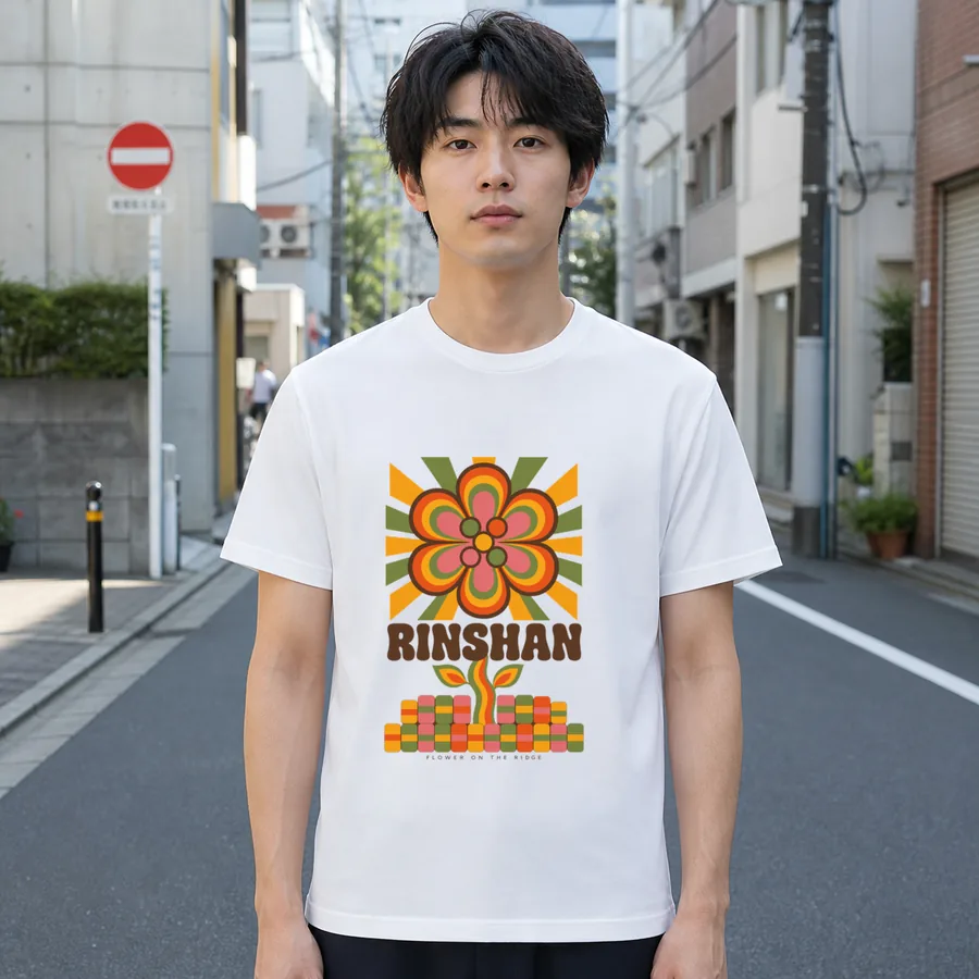 MAHJONG RINSHAN 麻雀Tシャツ