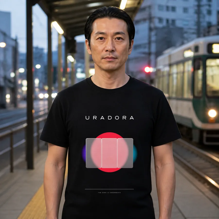MAHJONG URADORA 麻雀Tシャツ