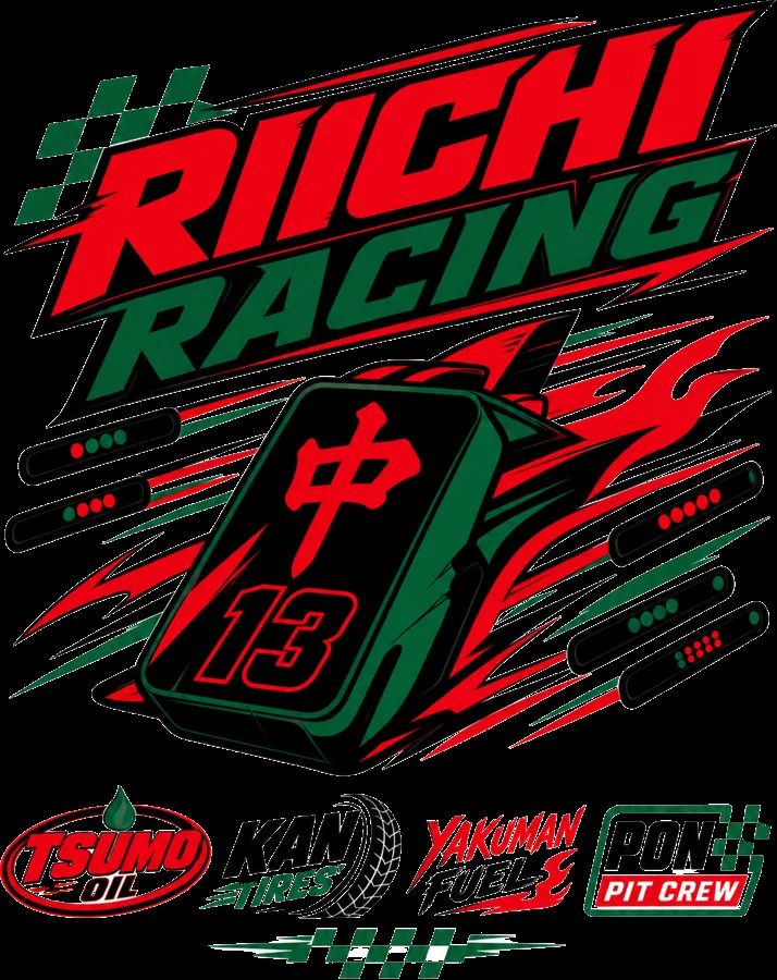 RIICHI RACING プリントデザイン原画
